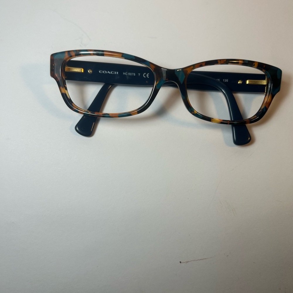 Coach Navy and Gold.HC 6078. 5337 Teal/confetti. 52-16 135. New